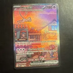 Mew ex 053 Sv: Scarlet & Violet Promo Cards Holo WAY OFF CENTER - Image 1