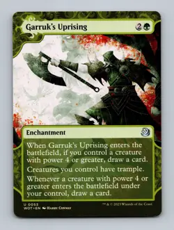 Garruk's Uprising Wilds of Eldraine: Enchanting Tales Non-Foil MTG NM - Image 1