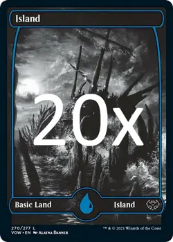 20x Island (#270) - MTG Magic the Gathering - Crimson Vow Basic Land Lot - NM - Image 1