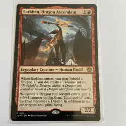 MTG - Sarkhan, Dragon Ascendant - 0118 Tarkir Dragonstorm Rare NM - Image 1