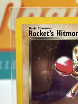 Rocket’s Hitmonchan #11 Holo Rare WoTC Pokemon TCG 2000 Gym Heroes DMG - Image 4