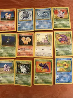 Vintage Pokemon Cards X 12 Bundle Ponyta Vulpix WOTC - Image 1