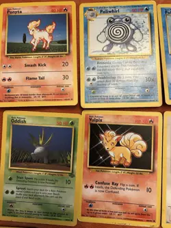 Vintage Pokemon Cards X 12 Bundle Ponyta Vulpix WOTC - Image 2