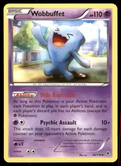 Pokemon TCG Pokemon Wobbuffet Wobbuffet Uncommon Regular - Image 1