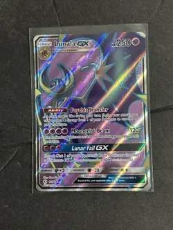 Lunala GX (Full Art) 141/149 Sun & Moon Ultra Rare Pokemon Card - Image 1