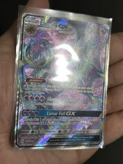 Lunala GX (Full Art) 141/149 Sun & Moon Ultra Rare Pokemon Card - Image 5