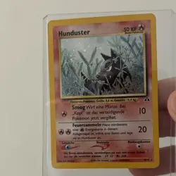 Hunduster 5/75 Neo Discovery Unlimited Holo Rare German Pokemon TCG Card (2001) - Image 3