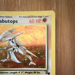 Kabutops 9/62 Fossil Holo Rare Pokemon TCG Card Unlimited 1999 Wizards - Image 4