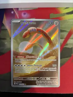 Pokemon Orthworm 224/193 IR Paldea Evolved Illustration Rare Full Art Holo Nm - Image 1