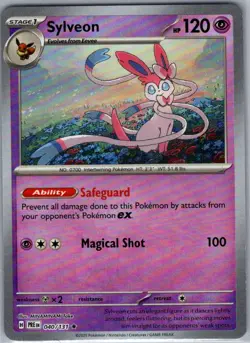 Sylveon Poke Ball 040/131 SV: Prismatic Evolutions - Pokemon Card - NM - Image 1