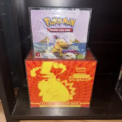 Lot of 2 Pokemon TCG Vivid Voltage Booster Box & ETB Bundle New 44 Packs Sealed - Image 1