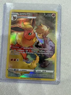 Pokemon TCG Flareon TG01/TG30 Brilliant Stars Trainer Gallery NM/M - Image 1