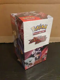 Pokemon TCG Destined Rivals Half Booster Box 18 - Image 1