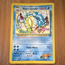 Pokemon TCG Misty's Gyarados Holo Rare Gym Challenge 13/132 Unlimited Edition - Image 1
