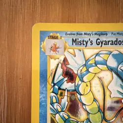 Pokemon TCG Misty's Gyarados Holo Rare Gym Challenge 13/132 Unlimited Edition - Image 2