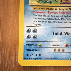 Pokemon TCG Misty's Gyarados Holo Rare Gym Challenge 13/132 Unlimited Edition - Image 5