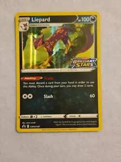 Liepard Stamped SWSH187 SWSH: Sword & Shield Promo Holo Pokemon TCG - Image 1