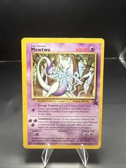 Pokemon Mewtwo 12/53 Wotc Promo Regular MP - Image 1