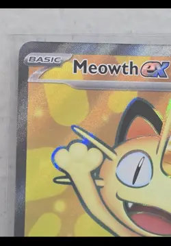 Meowth ex Full ART 107/088 Pokemon Perfect Order NM/Mint ! READY TO SHIP ! - Image 2