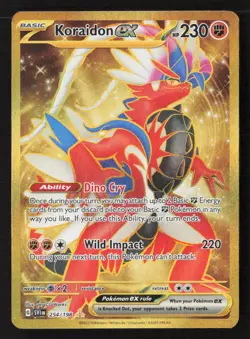 Koraidon ex Hyper Rare Holofoil SVI 254/198 NM Pokemon TCG - Image 1