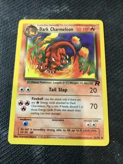 Pokemon Dark Charmeleon Team Rocket 32/82 Uncommon LP WotC TCG - Image 1