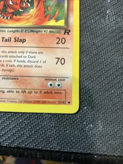 Pokemon Dark Charmeleon Team Rocket 32/82 Uncommon LP WotC TCG - Image 2