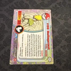 Bellsprout 1999 Topps Pokemon TV Animation Edition Series 1 #69 Foil - Image 2