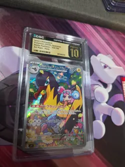 Iono's Kilowattrel 104/100 Sv9: Battle Partners Holo (Japanese) CGC Pristine 10 - Image 2