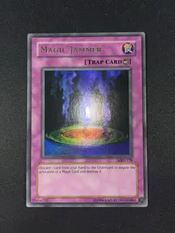 Yugioh Magic Jammer MRD-128 Metal Raiders Unlimited Original Print MINT - Image 1