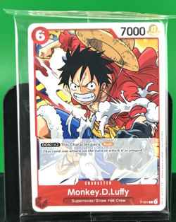 Monkey.D.Luffy (Super Pre-Release) [Participant] P-001 One Piece Promo Sealed! - Image 2