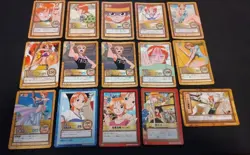 Bandai One Piece Card Game Hyper Battle Nami Lot Trading Card Set Bundle - Image 1