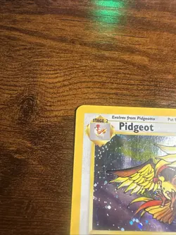 Pokemon TCG Pidgeot Base Set 2 Holo Unlimited Rare Card 14/130 LP Condition - Image 2