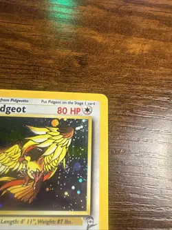 Pokemon TCG Pidgeot Base Set 2 Holo Unlimited Rare Card 14/130 LP Condition - Image 3