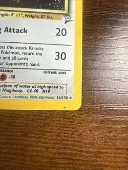 Pokemon TCG Pidgeot Base Set 2 Holo Unlimited Rare Card 14/130 LP Condition - Image 4