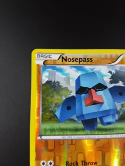 Nosepass 62/124 Reverse Holo B&W Dragons Exalted Pokemon Card - Light Play - Image 4