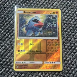 Pokemon TCG Nosepass Guardians Rising 69/145 Reverse Holo + Non Holo Cards LP. - Image 4