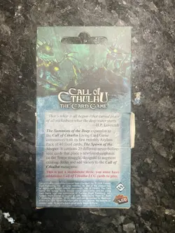 FFG Call of Cthulhu LC Asylum Pack #1 - The Spawn of the Sleeper Missing 1 Card - Image 2