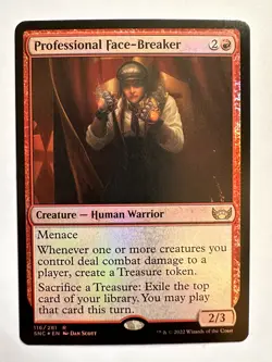 MTG Professional Face-Breaker - Foil - Rare - SNC 116 - NM+ - Image 1