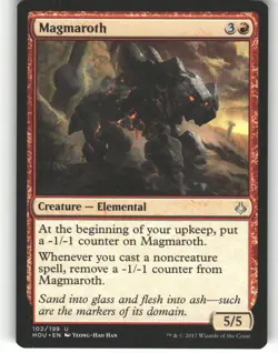 Magmaroth - Hour of Devastation - MTG - Uncommon - #102 - NM - Image 1