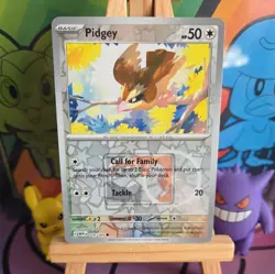 Pokemon Pidgey Card 016/165 Play! League Stamp Promo MEW 151 Master Set Stamped - Image 1