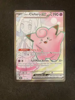 Lillie's Clefairy ex 173/159 Journey Together Full Art Pokemon Card Mint - Image 1