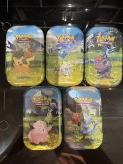 Pokemon TCG | Ascended Heroes Mini Tin Bundle Full Artwork Set 5x Tins | SEALED - Image 2