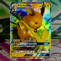 Raichu GX - 20/68 - Holo Rare - Hidden Fates - English - Pokemon - Image 1