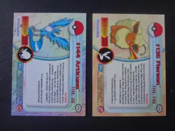 2000 Topps Pokemon Series 3 #136 Flareon & #144 Articuno Blue Logo 1st Lot - Image 2