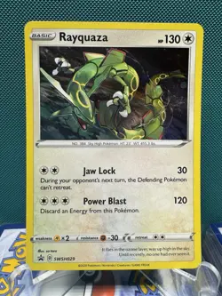 RAYQUAZA SWSH029 COSMOS HOLO PROMO SWORD & SHIELD NM 2608 - Image 1