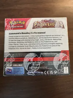 Pokemon TCG Scarlet & Violet Paldea Evolved Boosted Box Sealed - Image 5