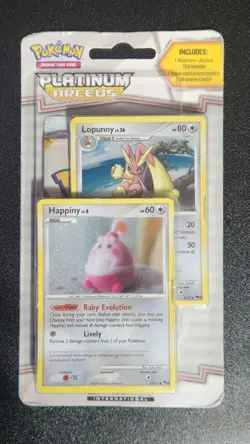 SEALED Pokemon TCG: Platinum - Arceus Blister Pack (Happiny & Lopunny) - Image 1