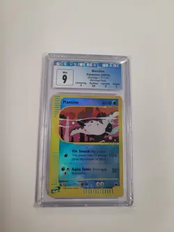 Mantine Skyridge Reverse Holo Pokemon 77/144 CGC 9 Mint - Image 1