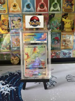 Mewtwo GX 76/73 - Shining Legends - Rainbow Secret Rare - Pokemon TCG ✨ ACE 9 ✨ - Image 1