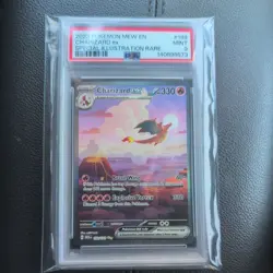 2023 POKEMON MEW EN-151 SPECIAL ILLUSTRATION RARE #199 CHARIZARD EX PSA 9 - Image 1